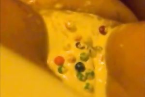 The soaked fantasy of foot fetish and my large dark cunt