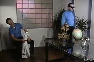 Curly inexperienced cutthroat wench rubs her bushy slit on the chair