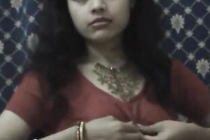 Sucking my enjoyable Indian wife's natural scoops during the time that filming it