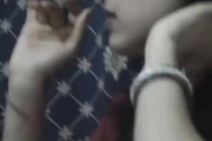 Sucking my enjoyable Indian wife's natural scoops during the time that filming it