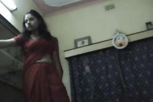 Sucking my enjoyable Indian wife's natural scoops during the time that filming it