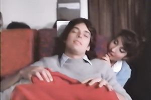 Wild sex with hot blondie on the plane during the flight