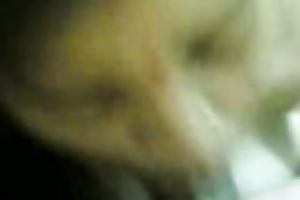 Slutty non-professional nympho got busy with engulfing her BF's dong