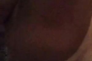 Wife pulls out her large natural scoops to tease me and acquires my rod