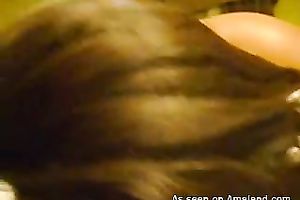 Feeding and banging my breasty swarthy sweetheart hard on dilettante vid