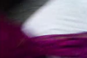 Brown skin bhabhi engulfing dark 10-Pounder of her hubby on web camera