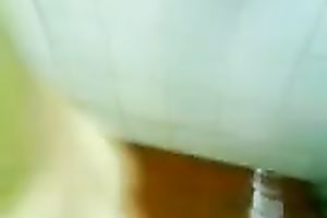 My barefaced Asian white bitch looks more good out of her garments on