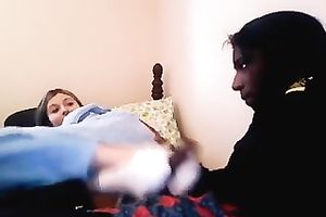 My kinky and lascivious roommate with worthwhile body lays on the couch