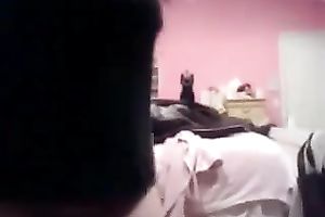 Dancing in my yellow panties in the bedroom and twerking