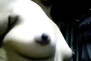 Amazing large pointer sisters with chocolate teats from older Filipina