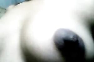 Amazing large pointer sisters with chocolate teats from older Filipina