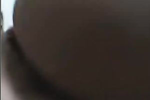 Horny stud bent over his girlfriend in front of livecam