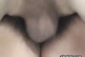 White babe got her taut wet crack drilled hard by her ally