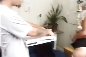 Ugly aged whore gives youthful man the most good oral-service of his life