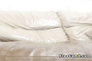 Latina Oily Shaved Pussy Masturbate