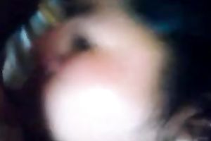 Cum loving chunky brunette hair dirty slut wife enjoys my chunky 10-Pounder on web camera
