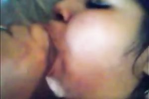 Cum loving chunky brunette hair dirty slut wife enjoys my chunky 10-Pounder on web camera