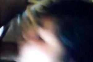 Cum loving chunky brunette hair dirty slut wife enjoys my chunky 10-Pounder on web camera