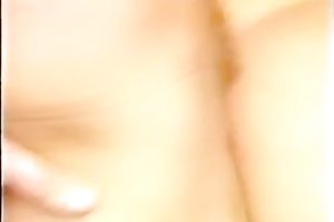 Svelte light-haired sweetheart receives her twat double permeated