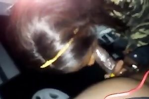 My sexy ebon ally sucks my agreeable bbc like a real pro