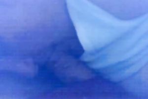 Chubby older lady in her sofa with a wang in her throat