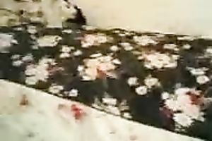 Deep shagging my overweight Iraqi girlfriend missionary style