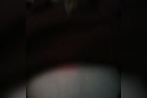 Mature neighbor playing with large firm teats intensively