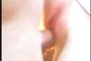 Naughty redhead college babe gives rimjob and rides wang on top