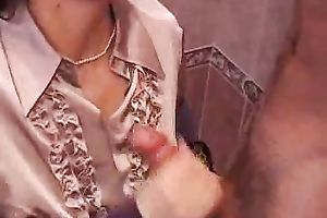 My Russian coed gives me a cook jerking in my baths