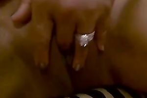 My nasty dilettante wifey fingers her meaty pink cookie on webcam