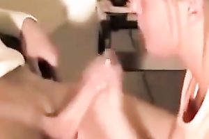 Light haired web cam white women was face hole screwed by her hubby