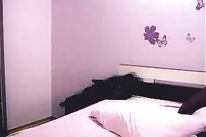 Delicious dark brown web camera playgirl with precious natural juggs