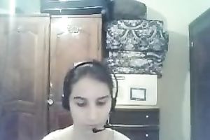 Cute non-professional slutty wife from Tunis shows me her bra buddies