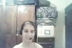 Cute non-professional slutty wife from Tunis shows me her bra buddies