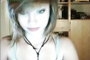 Beautiful legal age teenager hottie proceeds showing her nice-looking body