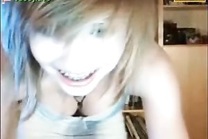 Beautiful legal age teenager hottie proceeds showing her nice-looking body