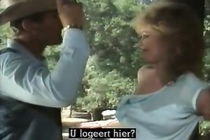 This blond just likes engulfing her lover's meat stick outdoors