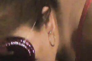 Obese floozy sucks my rock hard rod like a seasoned pro