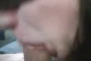 My dark brown slutty wife likes to take my strong dick deep in her hungry face hole