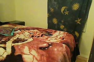 All lewd blond haired cam horny gal was drilled with sex machine