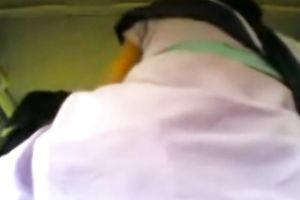 My hot Indian dirty slut wife riding me in the bus and giving me head