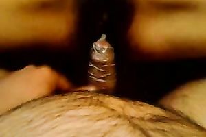 My saucy buxom girlfriend acquires her curly crotch plowed in POV