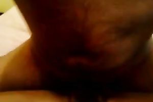 My saucy buxom girlfriend acquires her curly crotch plowed in POV