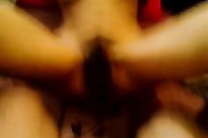 My saucy buxom girlfriend acquires her curly crotch plowed in POV