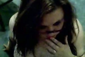 Huge bawdy facial for my torrid chunky brunette hair secretary