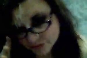 Huge bawdy facial for my torrid chunky brunette hair secretary