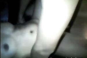 Pale large bottomed and concupiscent girlfriend is nailed missionary style