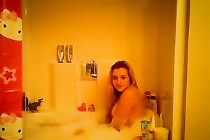 Breath-taking solo with me fingering my cookie in the bathroom