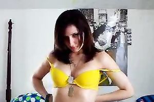 This dark brown is intend to present her perfect merry boobies