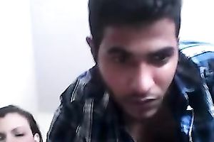 Cumming on my Brazilian GF's melons and fingering her pussy